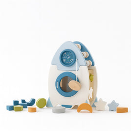 LESENA RAKETA - z liki, krogci in možnostjo razstavljanja