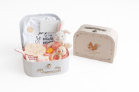 DARILNI SET ZA DOJENČKA -  z odejico Zajček in prikupnimi dodatki