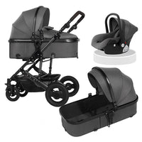 OTROŠKI VOZIČEK 3v1 J.D.BOBY-kombiniran z košaro in športnim delom